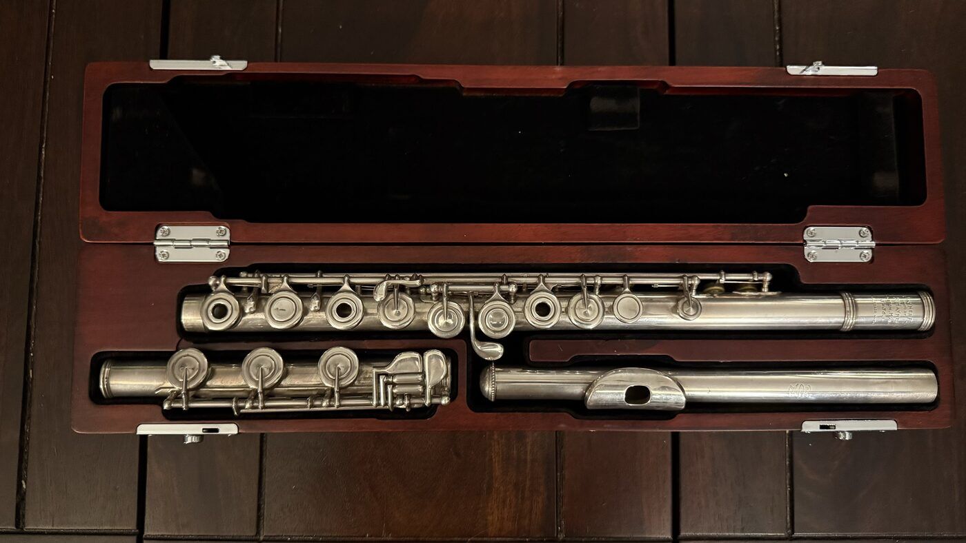1965 Handmade Wm. S. Haynes Flute, Low B Foot