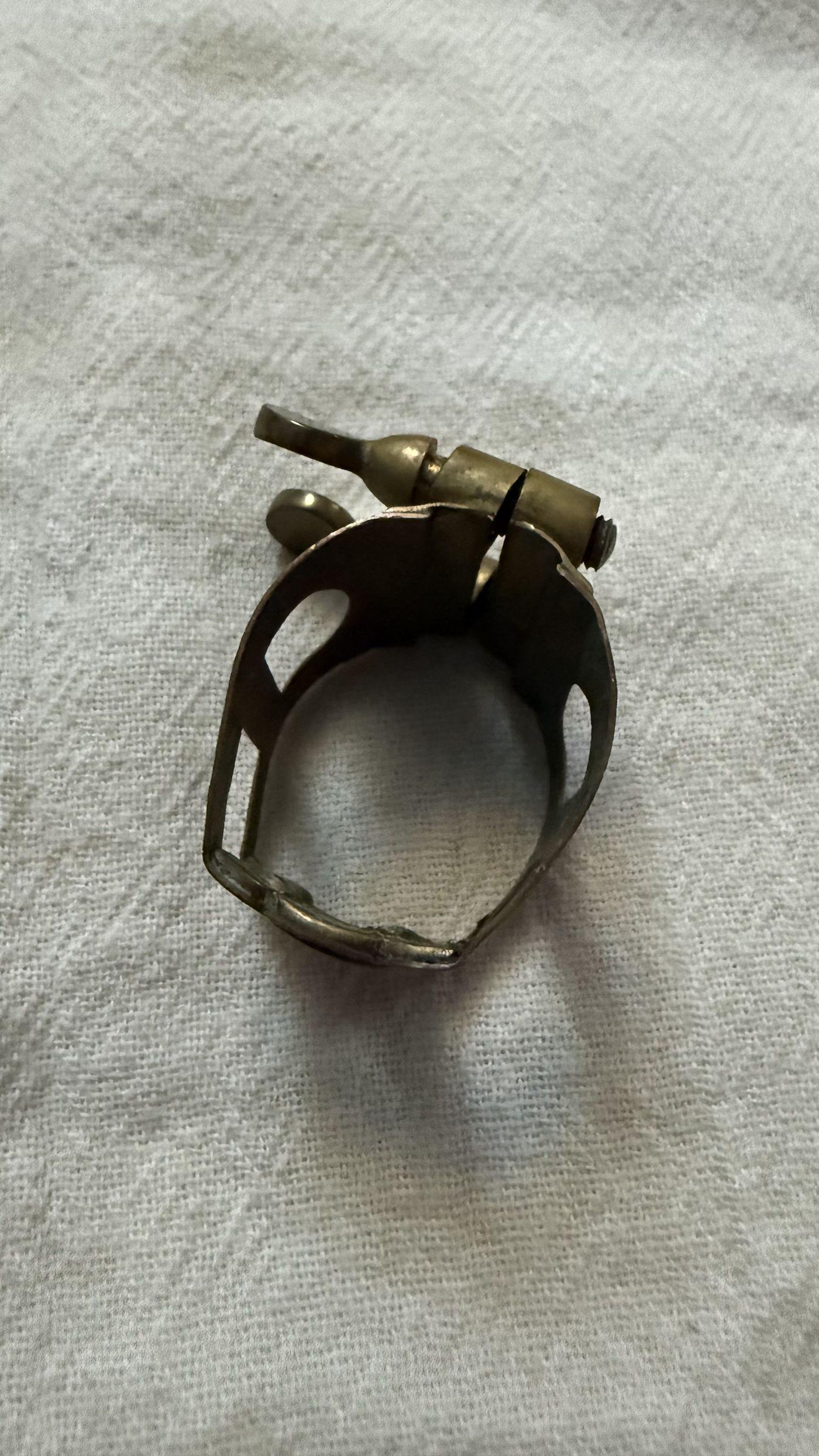 Ishimori Wood Stone Tenor Ligature — Copper