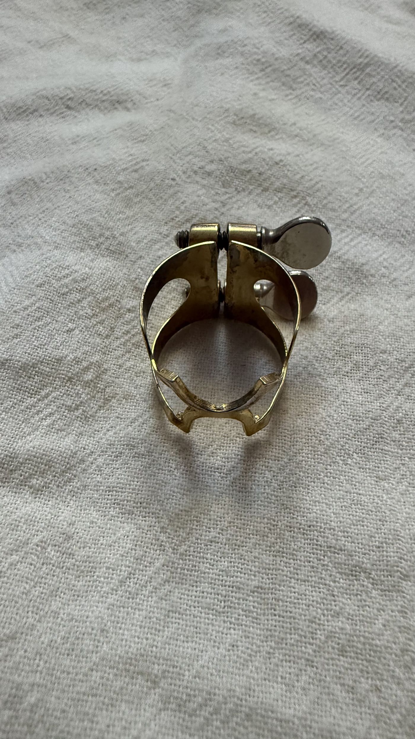 Rico H Tenor Ligature — Gold Plated